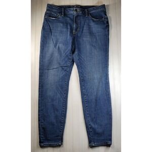 Calvin Klein Women's Mid-Rise Skinny Ankle Jeans Dark Wash Size 14/32‎